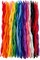 Chenille Bump Stems 12" – 48 Pack Pipe Cleaners for Crafts – Green & Multi Color Options